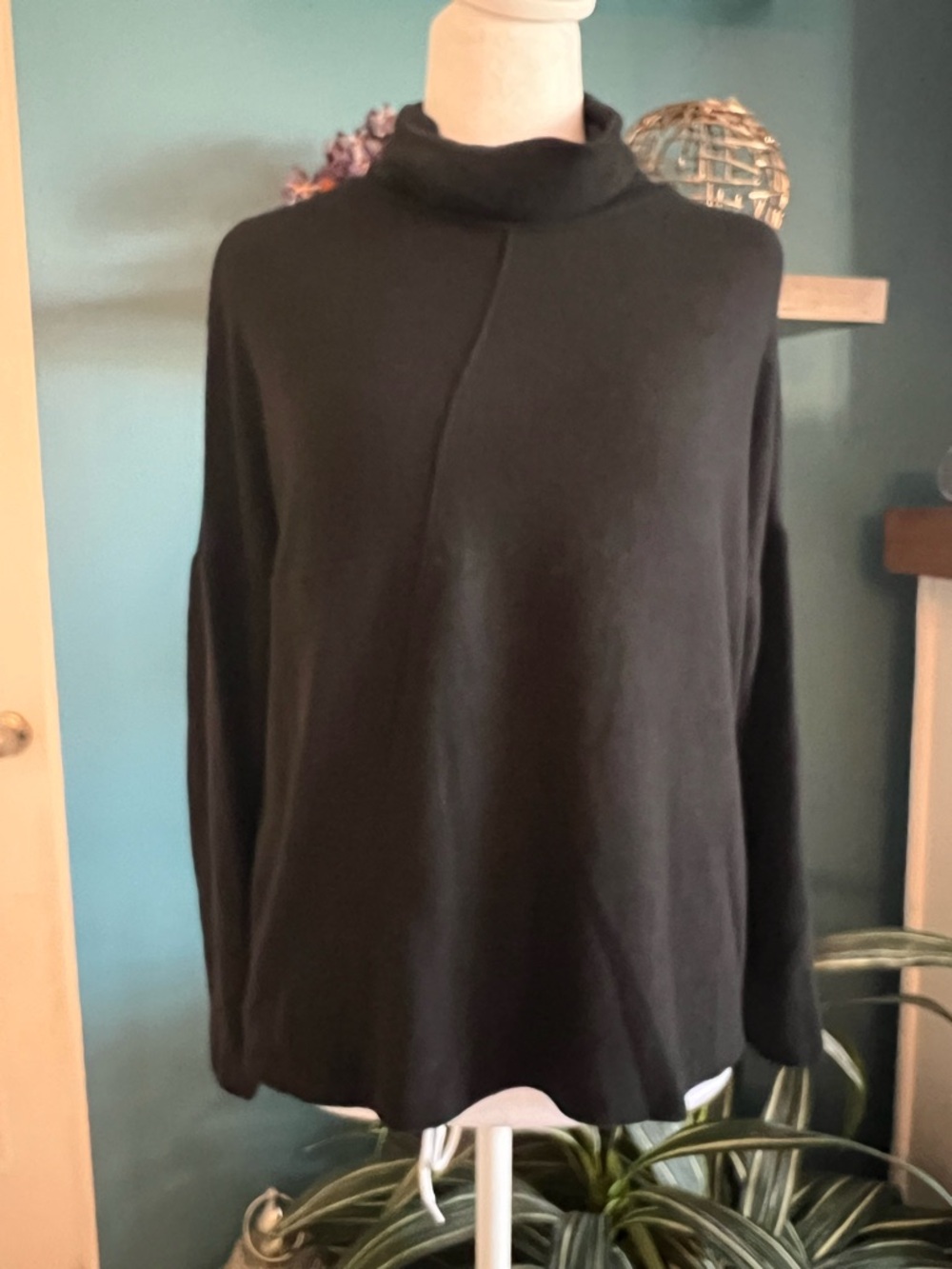 LBLC The Label Black Cowl Neck Women's Sweater